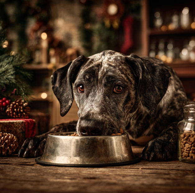 Xmas doggo bowl